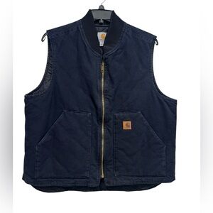 Carhartt Men's Dark Blue Vest Size XL
